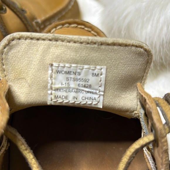 👞 Sperry Women Bluefish Linen/Oat Top-Sider Boat Shoe - Picture 10 of 10